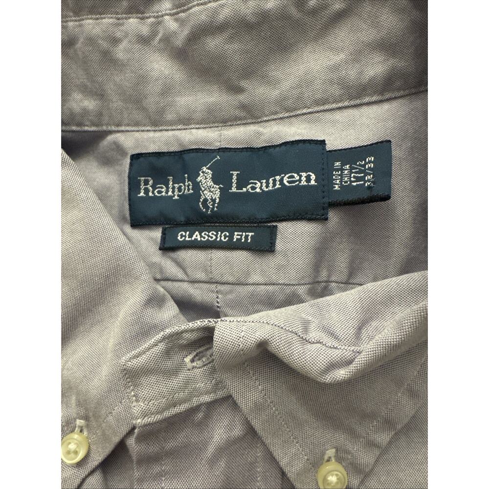 Ralph Lauren Bundle Of 2 Oxfords Sz 17 32/33 preppy Academia Old Money office - Picture 11 of 12